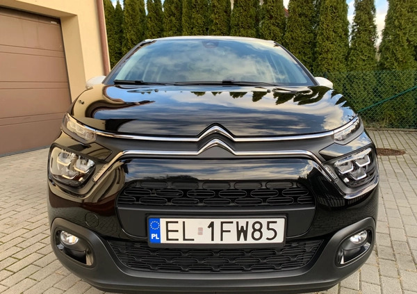 Citroen C3 cena 52500 przebieg: 29590, rok produkcji 2021 z Mrągowo małe 436